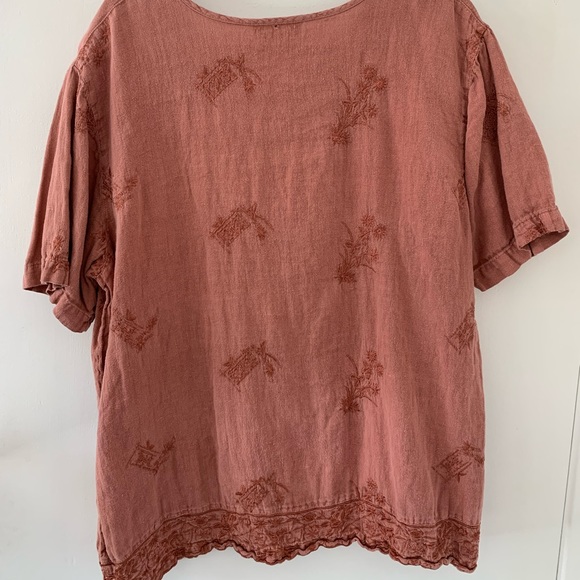 NU CONSTRUCTION 100% organic linen top size M - Picture 4 of 4